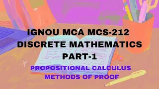 IGNOU MCA MCS-212 DISCRETE MATHEMATICS PART-1