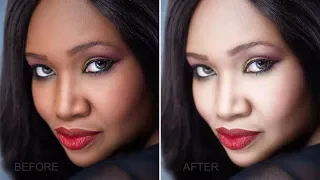 How to Whiten or Lighten Skin in Photoshop - Change Face Color From Dark to White Tutorial