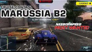 Need For Speed Most Wanted || Cruise Control Supercar Marussia B2 Circuit Finish 1st Reward 12000 sp