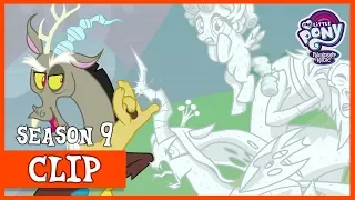 Celestia, Luna and Discord Turn the Villains to Stone (The Ending of the End) | MLP: FiM [HD]