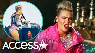 Pink STUNNED After Fan Throws Late Mom's Ashes On Stage