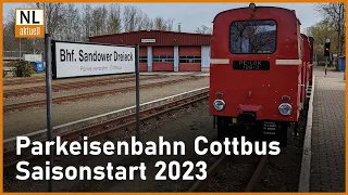 Parkeisenbahn Cottbus | Saisonstart am 1. April 2023, Eventfahrten und Schweizer Wagen im Umbau