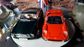 The News Avengers and The Persuaders 1/18 Ferrari Dino vs Jaguar XJ12 Diecast vs Resin