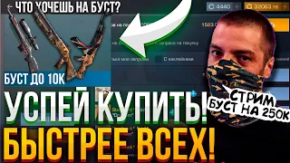 😱СРОЧНО! УСПЕЙ КУПИТЬ НА БУСТ ОТ TERS AERS  НОВЫЙ БУСТ НА 250К ГОЛДЫ В СТАНДОФФ2!