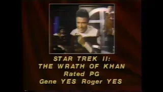 Star Trek II: The Wrath of Khan (1982) movie review - Sneak Previews with Roger Ebert & Gene Siskel