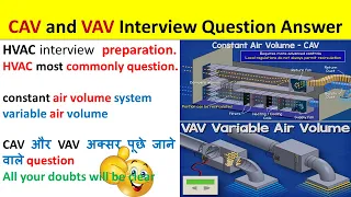 What is CAV and VAV in HVAC || HVAC interview question answer in hindi || #intervew #hvac #gulfjobs