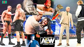 রোমান রিংস returns,gunther vs brock lesnar,Cody Rhodes Double Champion,undertaker aew raw netflix.