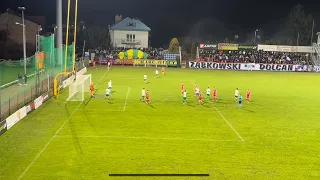 MKS Ząbkovia Ząbki 3-1 Marcovia Marki 23.03.2024 r. Mateusz Augustyniak gol na 2-1