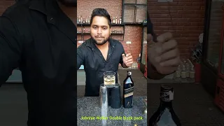 Johnnie Walker Double black pack #reels #viral #drink #cocktails #bar #bartender #bar