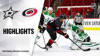 Stars @ Hurricanes 1/30/21 | NHL Highlights