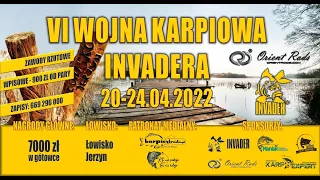 VI Wojna Karpiowa Invadera na łowisku Jerzyn. Rozpoczęcie imprezy.