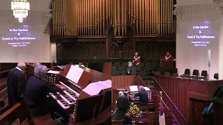 First Methodist Hou, 5/29/2022: Prelude: In the Garden and Great is Thy Faithfulness arr. Dan Miller