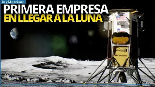 ¡Histórico! PRIMERA EMPRESA EN LLEGAR A LA LUNA módulo lunar NOVA-C ODYSSEUS de Intuitive Machines