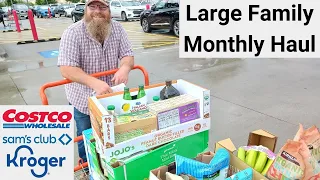 Large Family MONTHLY Grocery Haul ~ May 2024