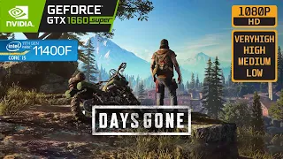 DAYS GONE - GTX 1660 SUPER - i5 11400F