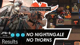[Arknights] JT8-3 clear without Nightingale and Thorns