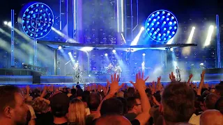 Rammstein - ich will live concert Oostende Belgium 4 August 2022 last concert in Europe