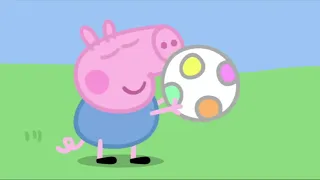 Немецкий язык по мультфильмам с субтитрами (DE). Peppa Wutz. Schweinchen in der Mitte (S01 E08)