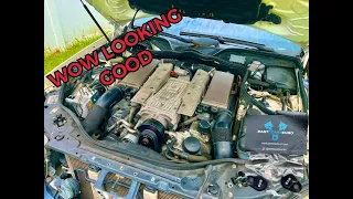Installing Air Pump Injection Delete Plate On E55 (m113K)