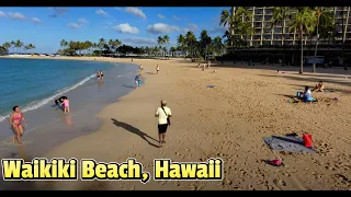 Amazing Drone Flight Over Waikiki Beach, Hawaii