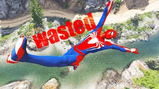 GTA 5 Epic Wasted Spider-Man Jumps/Fails Ep.127 (Fails, Funny Moments)