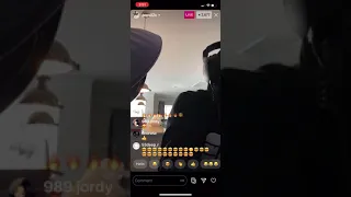 TOOSII2X ON IG LIVE IN THE STUDIO 👀💙💙