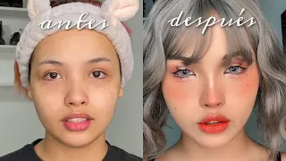 °ʚ makeup DOUYIN para LATINAS ɞ° tutorial (peachy aesthetic)