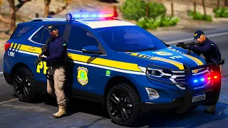 PRF EM ABORDAGEM + DISPAROS | GTA V PRF | GTA 5 POLICIAL (LSPDFR)