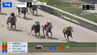 Gulfstream Park August 27, 2021 Race 3