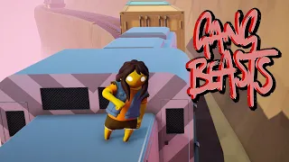 Train Surfing - GANG BEASTS [Melee] PS5 Gameplay