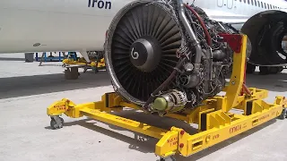 Big Aircraft Engines Start Up And Sound