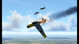 И-16 против  Bf 109 E-7,  сбил "мессер" с опытным пилотом