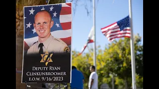 Funeral for slain LASD Deputy Ryan Clinkunbroomer