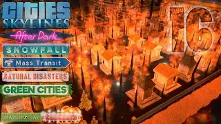 🏙️ Кладбище в огне - Cities Skylines: Mass TransitNatural DisastersGreen Cities [S4E16]