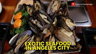 Exotic seafood in Angeles City