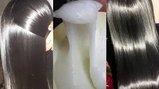 PROGRESSIVA CASEIRA DE BABOSA E MAIZENA, CABELO LISO ESCORRIDO SEM CHAPINHA