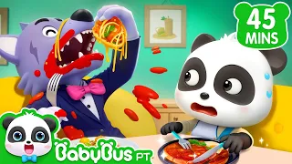 Boa Maneiras na Hora da Refeição 🍽🍝 | Bons Hábitos | 45 Minutos | BabyBus Português