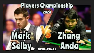 Mark Selby vs Zhang Anda - Players Championship Snooker 2024 - Semi-Final Live (Full Match)