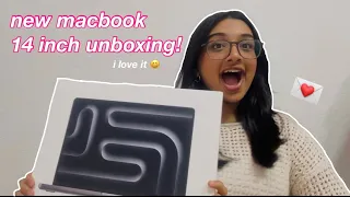 New M3 MacBook Pro Unboxing (space black) 2023! | my first impressions