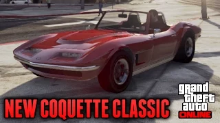 GTA 5 Cars - Inverto Coquette Classic Car Showcase & Customization (GTA 5 Flight School Update)