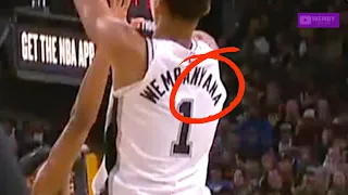 Victor Wembanyama Jersey Spelled Wrong Against Golden State Warriors