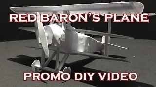 I Made Paper Red Baron's Plane (FOKKER Dr.1)