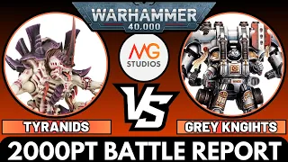 Tyranids vs Grey Knights 2000pts | Warhammer 40k 10th Ed Battle Report Ep57