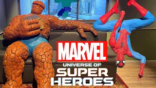 Marvel Universe of Super Heroes exhibition at Museum of Science and Industry with The Legend