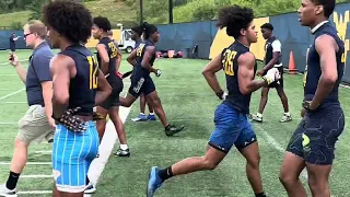 The fastest 40-time recorded at WVU Football camp