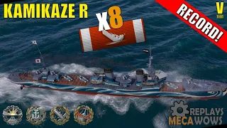 Kamikaze R 8 Kills & 168k Damage | World of Warships Gameplay