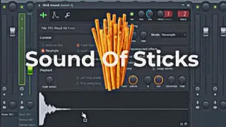 MAKING A BEAT USING STICKS IN FL STUDIO | TOXICCC