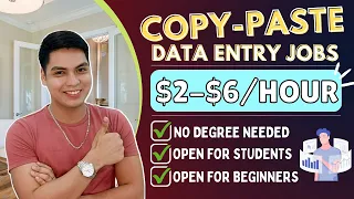 Up To $6 Per Hour | Data Entry Jobs From Home - Non Voice Typing Job