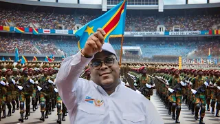 How DRC President Felix Tshisekedi arrived at Kinshasa's Stade des Martyrs for his swearing-in!!