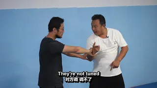 taijiquan danbian how to open the shoulder to knock down the other side